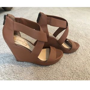 Tan wedges